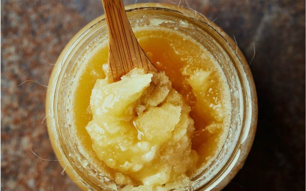 Crystallized honey
