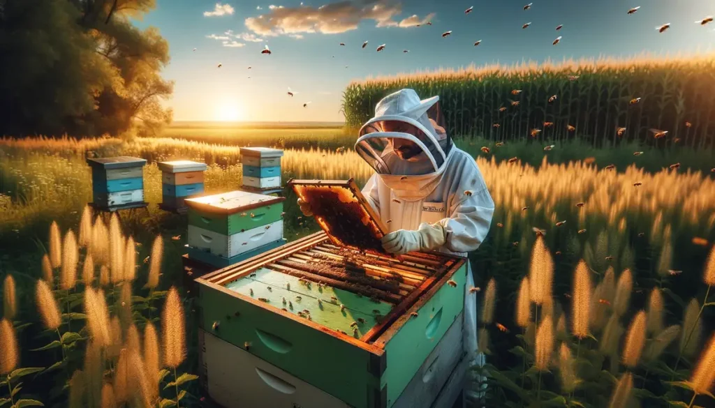how many times a year do you harvest honey