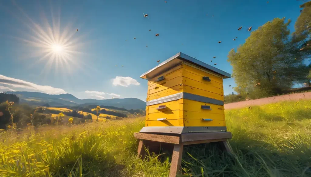 what temperature is too hot for bees