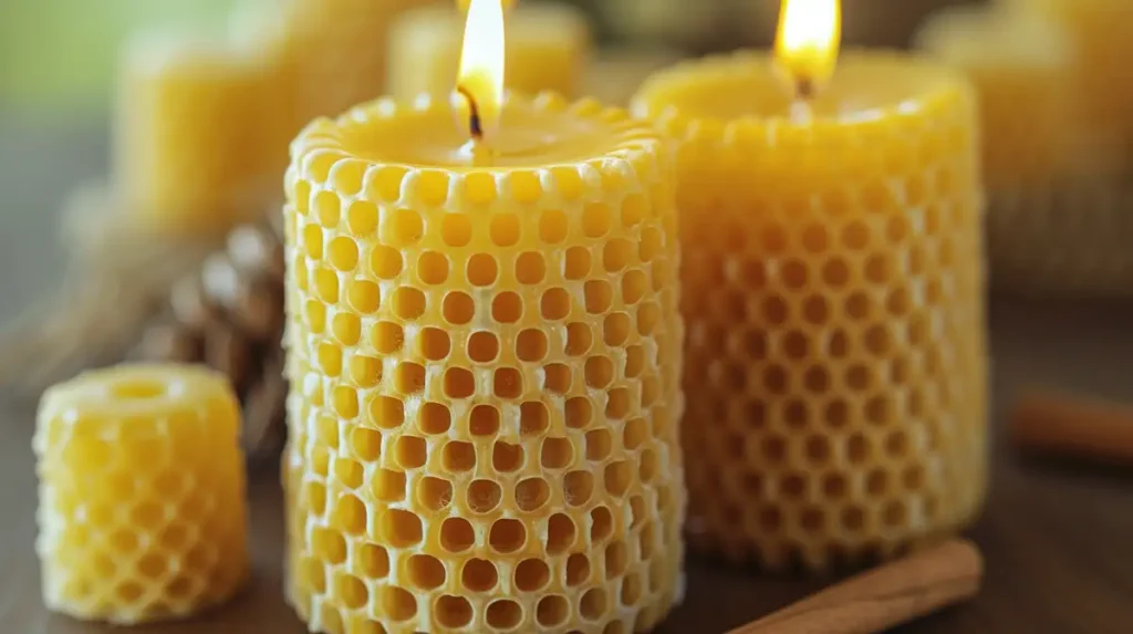 how to make natural beeswax candles