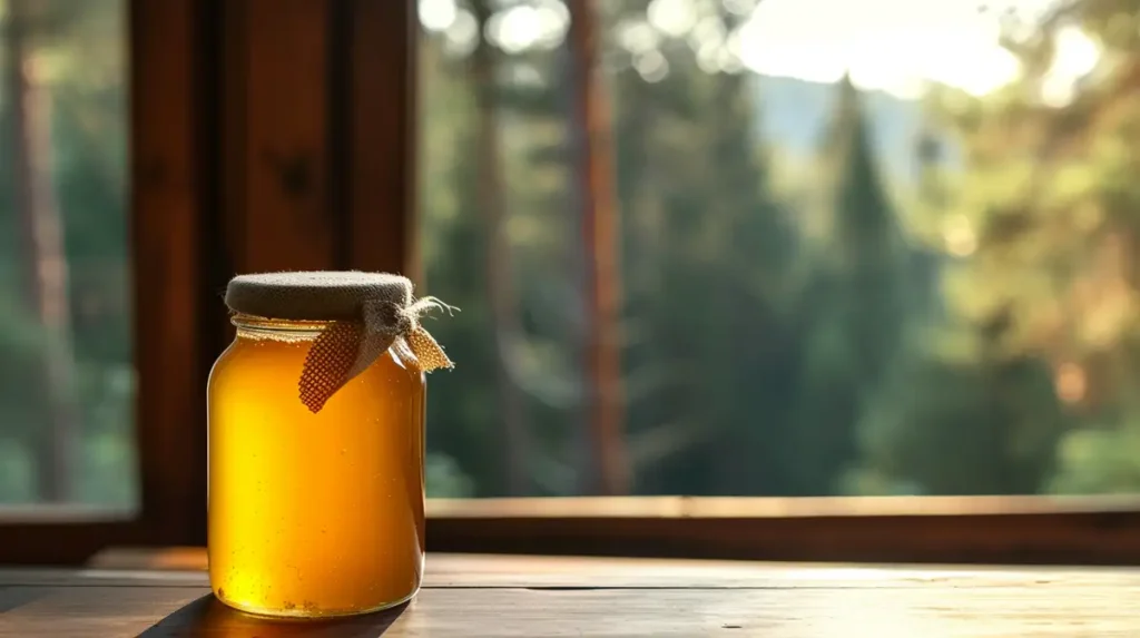 jar of clover honey