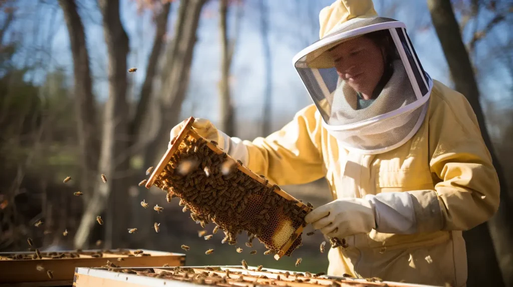 the benefits of using a top entrance in a beehive