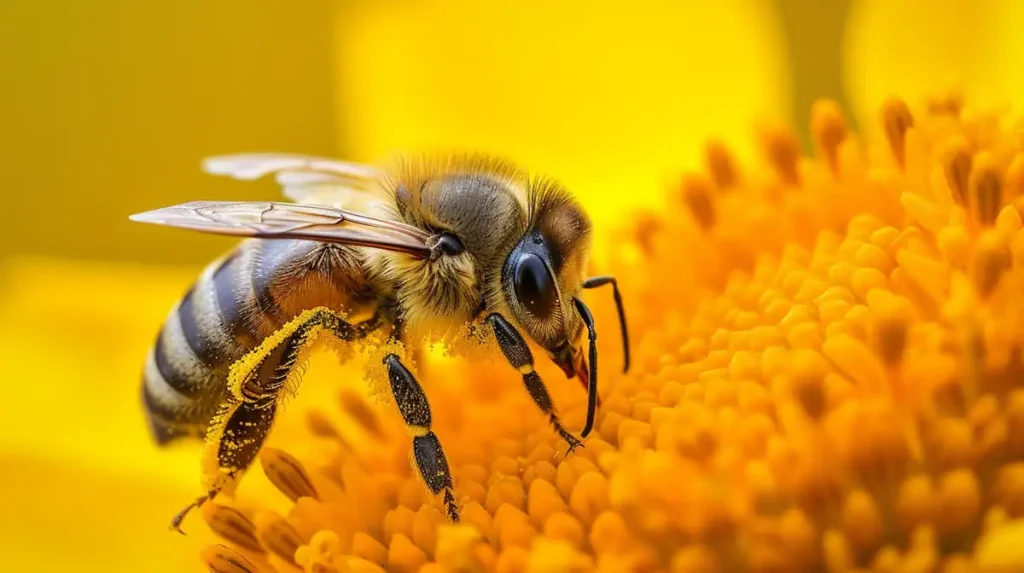 A Simple Explanation Why Bees Have Sticky Hair