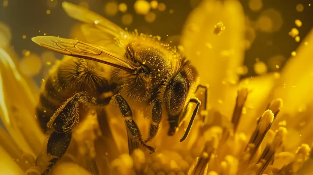 A Simple Explanation Why Bees Have Sticky Hair