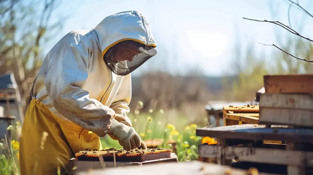 how do beekeepers not get stung