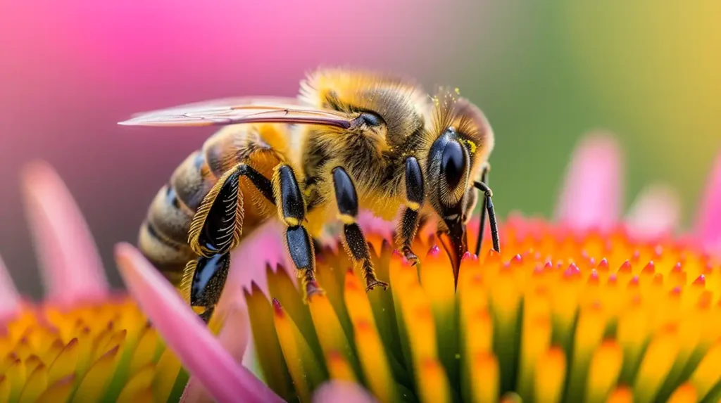 how many eyes does a bee have