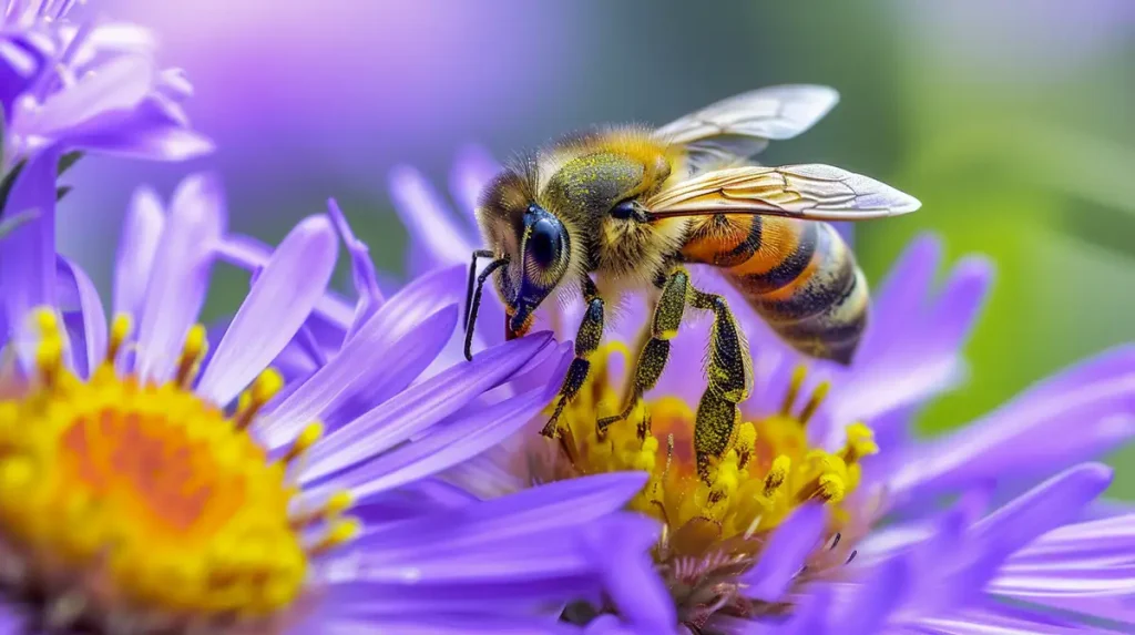 how many eyes does a bee have